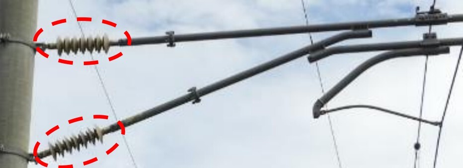 已制定共通規格的材料及部件示例（電車線用聚合物）